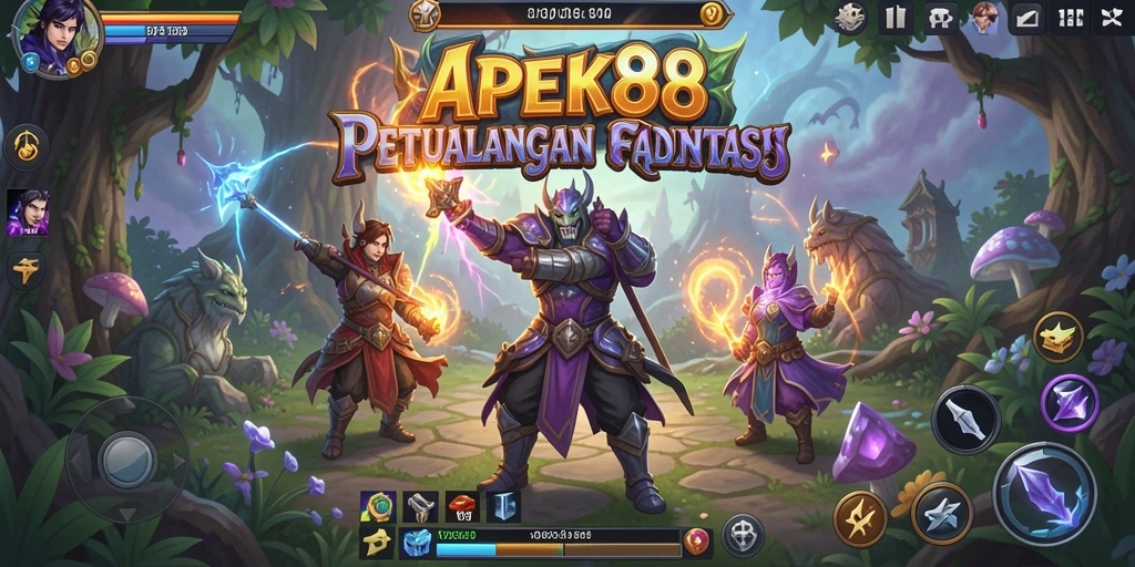 Gameplay seru APEK88 di dunia petualangan yang fantastis.
