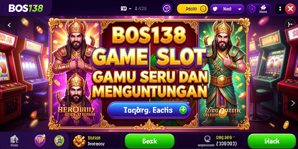 Tampilan menarik dari gameplay slot BOS138.