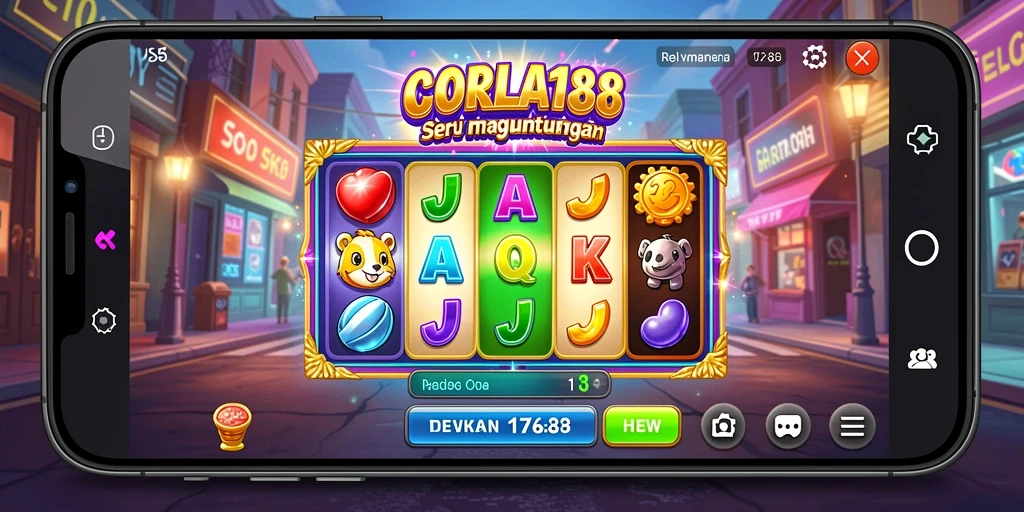 Tampilan gameplay Slot yang seru dan penuh warna dari CORLA188.