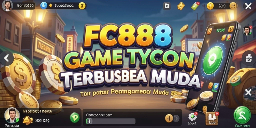 Tangkapan layar gameplay FC888 yang menampilkan manajemen bisnis yang seru.