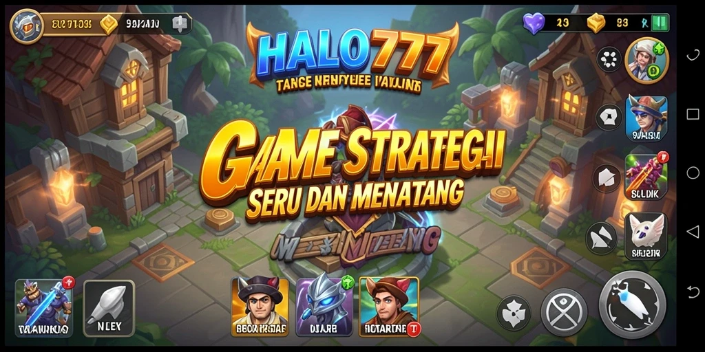 Gameplay seru HALO777 dengan berbagai strategi dan pertempuran.
