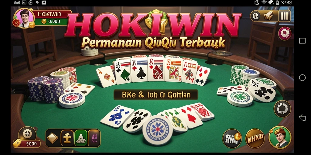 Tampilan gameplay QiuQiu dari HOKIWIN yang menarik.