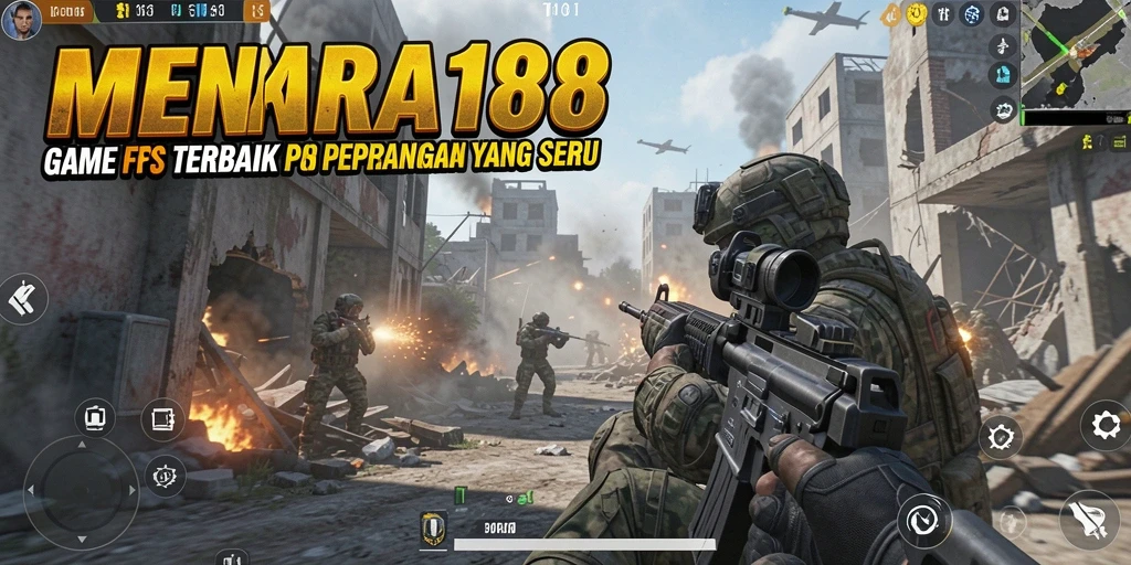 Tangkapan layar gameplay MENARA188 dengan aksi seru dalam mode FPS.