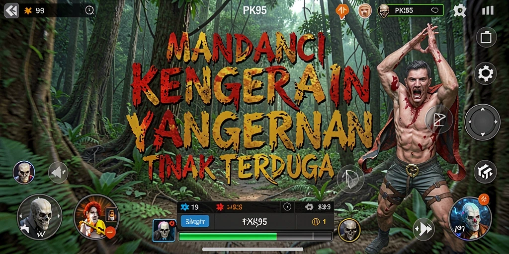 Tampilan gameplay mencekam dari PK95 yang penuh ketegangan.
