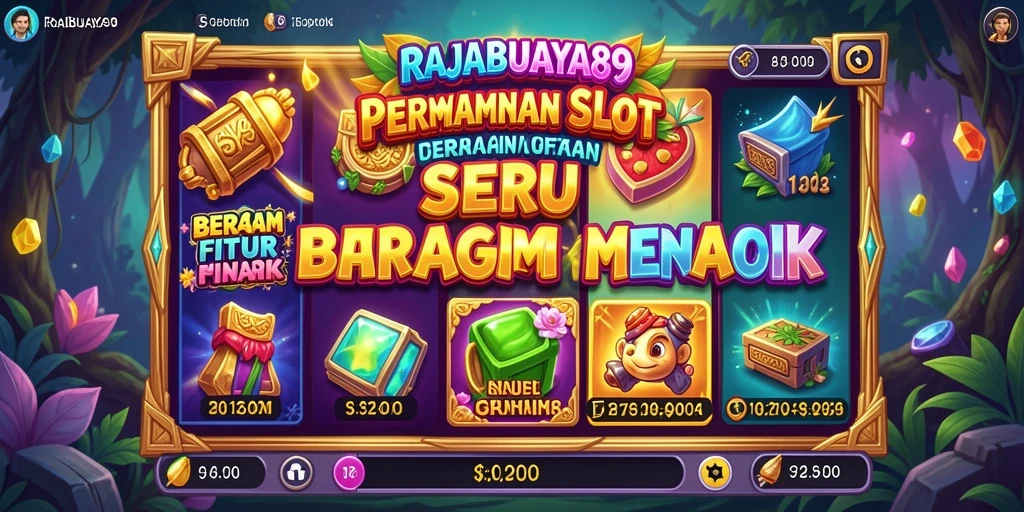 Tangkapan layar utama RAJABUAYA89 menampilkan gameplay seru dengan desain yang menarik.