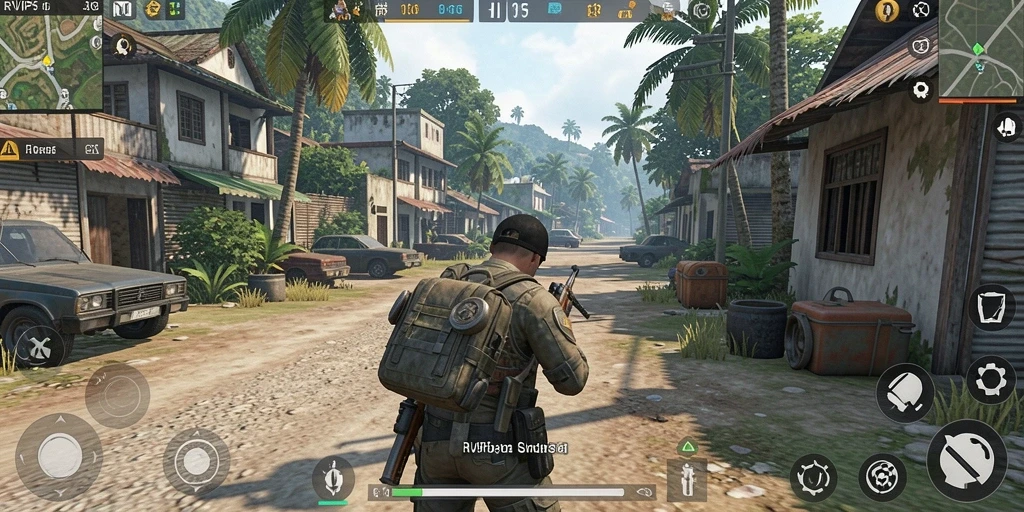 Tangkapan layar dalam RVIP5 menampilkan gameplay simulasi kehidupan yang realistis.