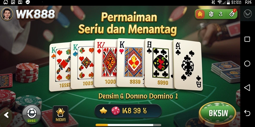 Tampilan gameplay seru dan menarik dari WK888.